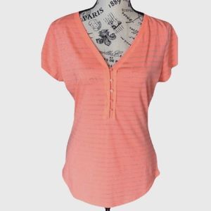 🌟3/$12 Guess V-Neck Striped Tee
